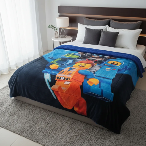 Cobertor Borrega Amigo Lego