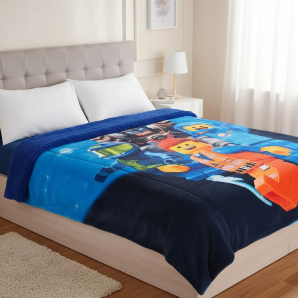 Cobertor Borrega Amigo Lego