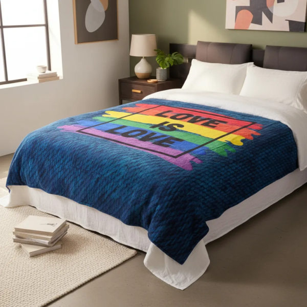 Cobertor Borrega Amigo Love Is Love