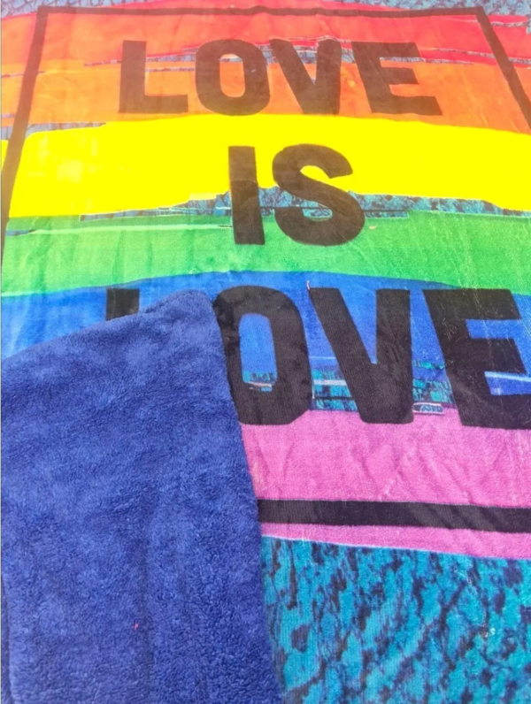 Cobertor Borrega Amigo Love Is Love