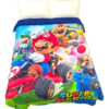 Cobertor Borrega Amigo Mario Kart Matrimonial