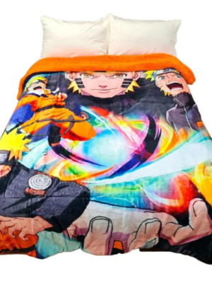 Cobertor Borrega Amigo Naruto Naranja