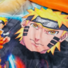 Cobertor Borrega Amigo Naruto Naranja