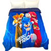 Cobertor Borrega Amigo Sonic Hero Trio