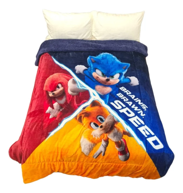 Cobertor Borrega Amigo Sonic Hero