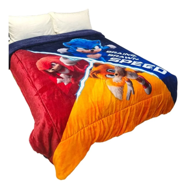 Cobertor Borrega Amigo Sonic Hero