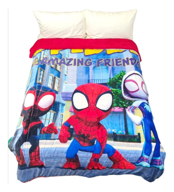 Cobertor Borrega Amigo Spidey
