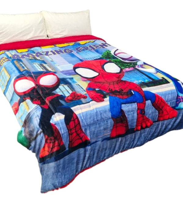 Cobertor Borrega Amigo Spidey