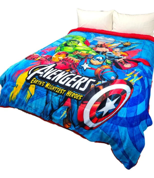 Cobertor Borrega Amigo Avengers Teams