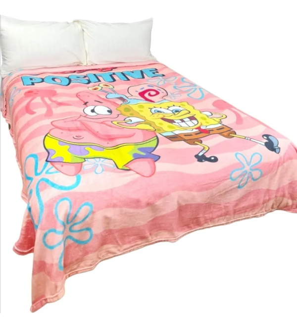 BOB ESPONJA INSEPARABLES4 Cobertor Ligero Provindencia Bob Esponja Inseparables