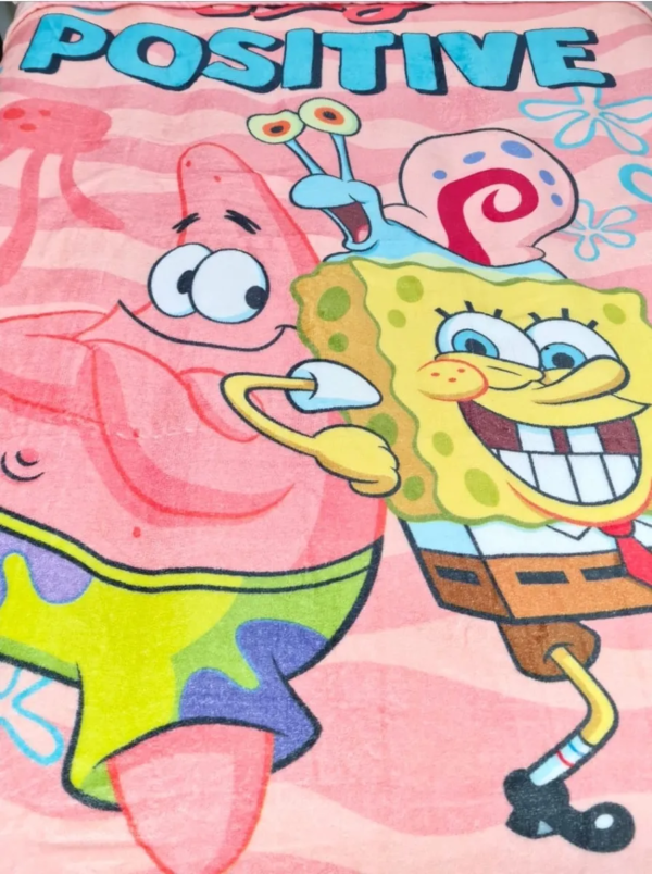 BOB ESPONJA INSEPARABLES5 Cobertor Ligero Provindencia Bob Esponja Inseparables