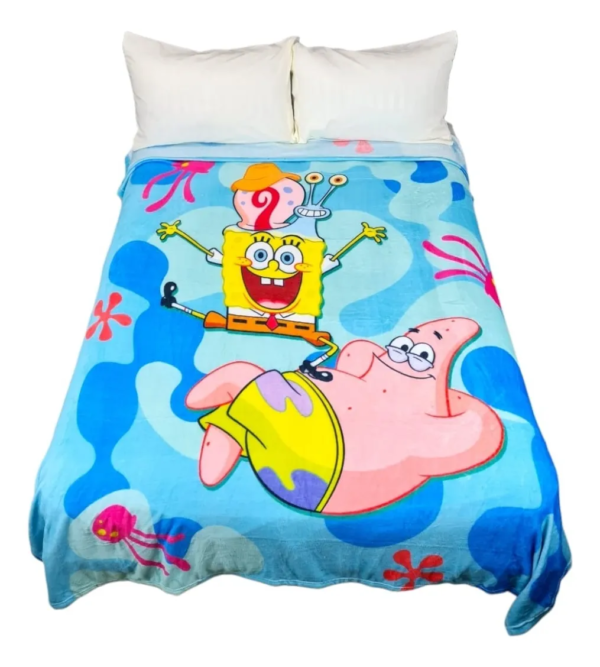 Cobertor Ligero Providencia Bob y Patricio