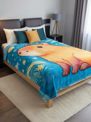 Cobertor Ligero Providencia Capibara Jade