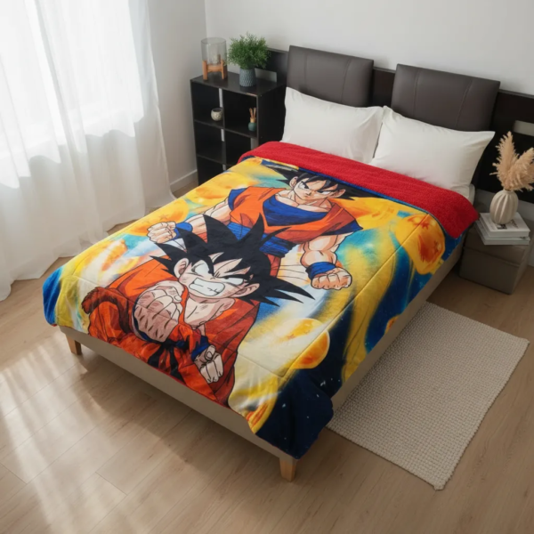 Cobertor Borrega Amigo Goku