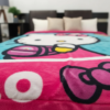 HELLO KITTY MODA4 Cobertor Borrega Amigo Hello KItty Moda