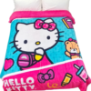 HELLO KITTY MODA5 Cobertor Borrega Amigo Hello KItty Moda