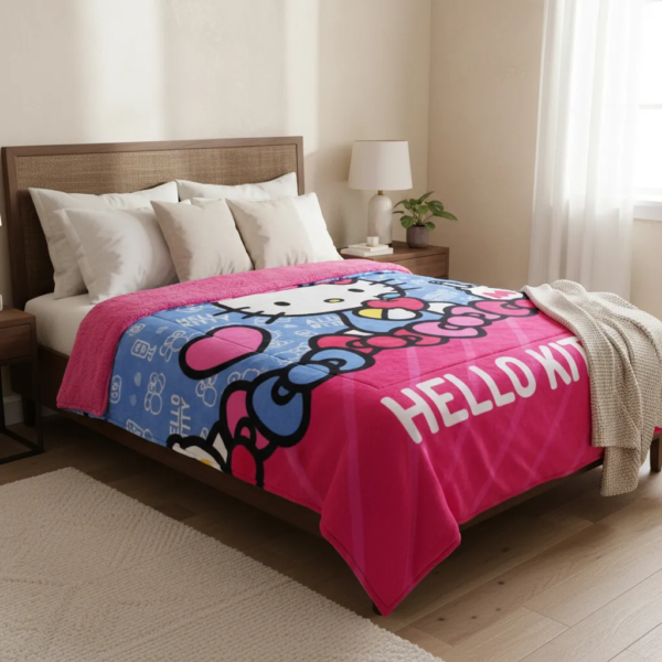 Cobertor Borrega Amigo Hello kitty