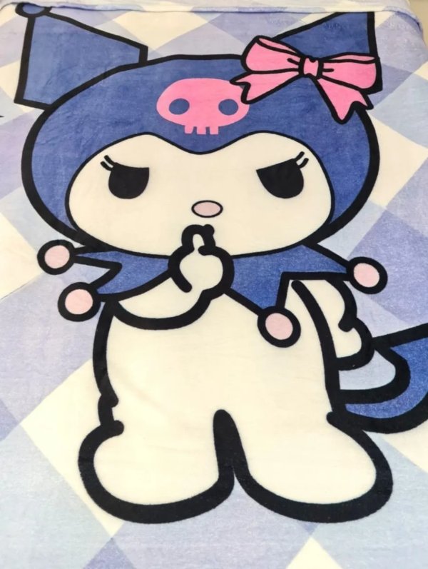 Cobertor Ligero Providencia Kuromi Lila