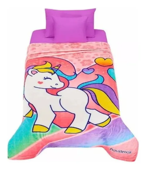 Cobertor Ligero Individual Providencia Pony Love