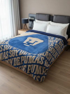 🐾💛💙Cobertor Borrega Amigo Pumas💙💛🐾