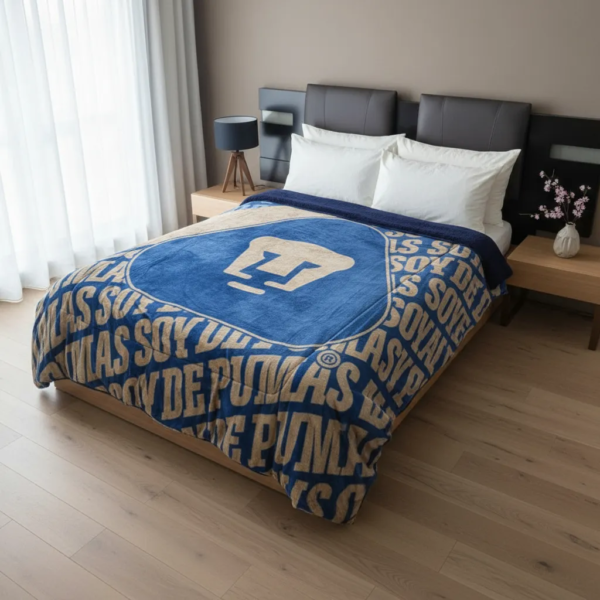 🐾💛💙Cobertor Borrega Amigo Pumas💙💛🐾