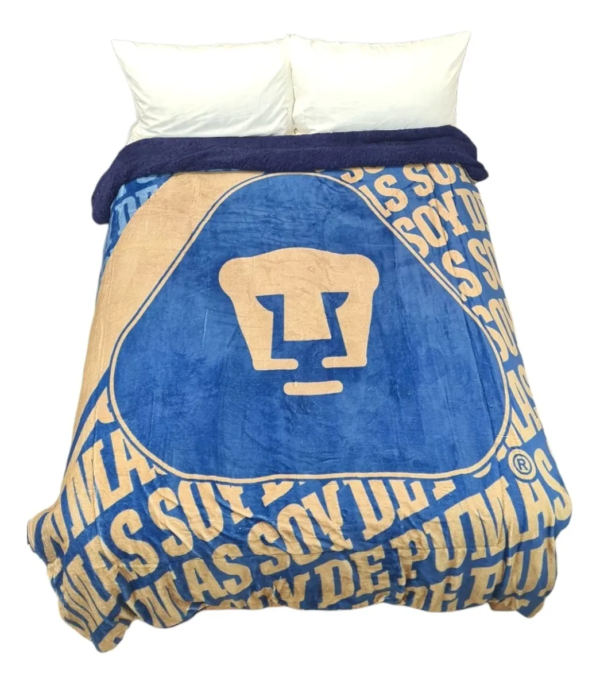 🐾💛💙Cobertor Borrega Amigo Pumas💙💛🐾