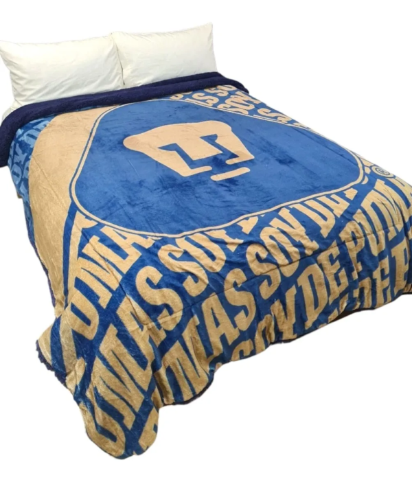 🐾💛💙Cobertor Borrega Amigo Pumas💙💛🐾