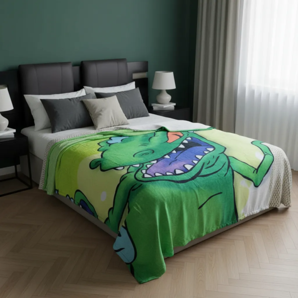 Cobertor Ligero Providencia Reptar Dinosaurio
