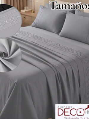 SABANA GRIS Sabana Bordada Casaisla Gris