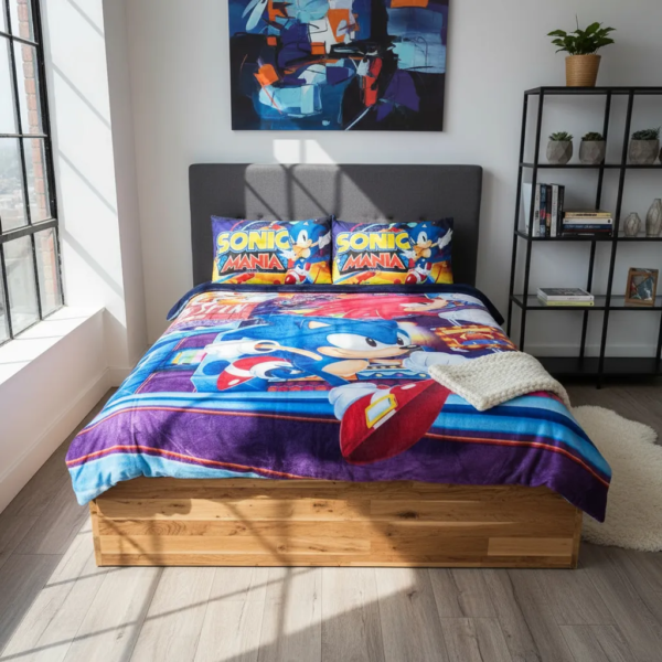 Cobertor Borrega Amigo Sonic