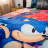SONIC MORADO2 Cobertor Borrega Amigo Sonic Morado