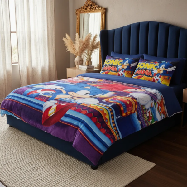 Cobertor Borrega Amigo Sonic