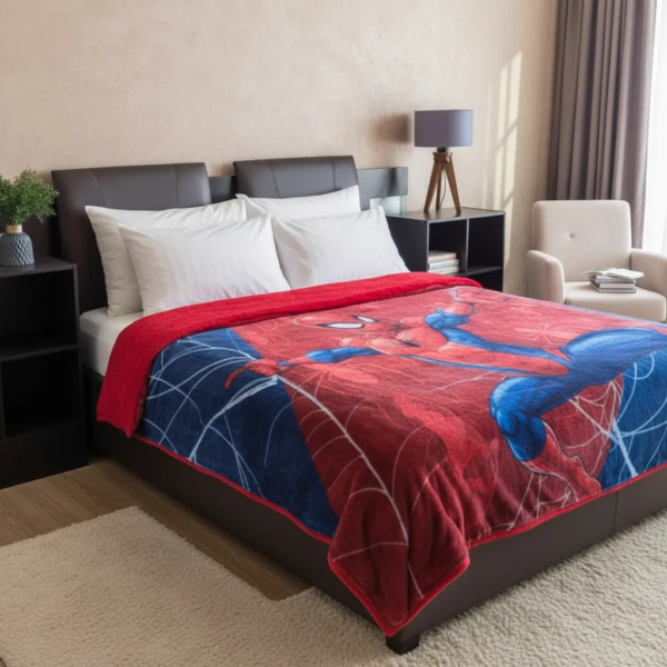 Cobertor Borrega Amigo Spider Man Hero
