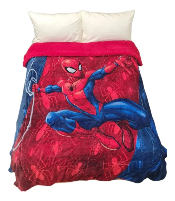Cobertor Borrega Amigo Spider Man Hero