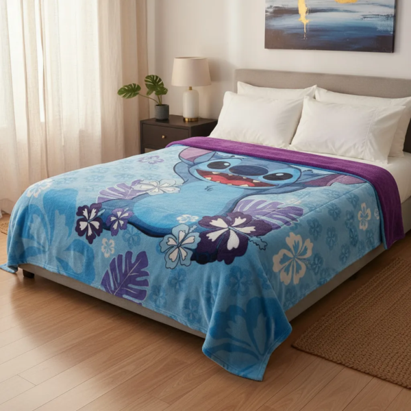 Cobertor Borrega Amigo Stitch Alegria🌸