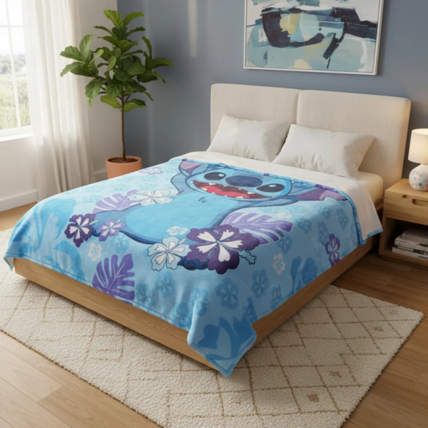 Cobertor Ligero Providencia Stitch Alegria