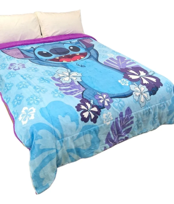 Cobertor Borrega Amigo Stitch Alegria🌸