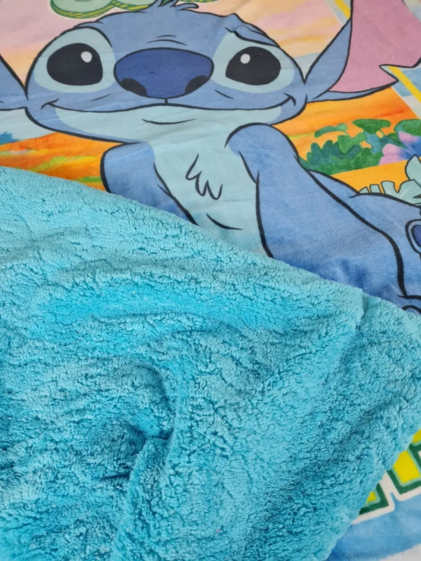 STITCH COOL2 Cobertor Borrega Amigo Stitch Cool