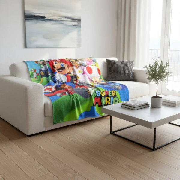 SUPER MARIO4 Cobertor Ligero Providencia Super Mario