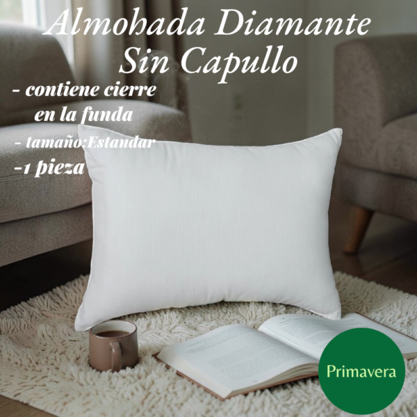 Almohada Diamante Sin Capullo Estandar