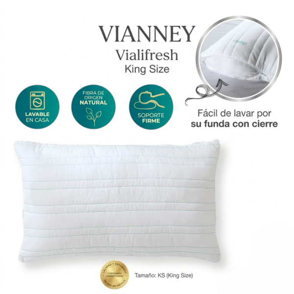 ALMOHADA VIALIFRESH KS,- Almohada King Zise Vialifresh